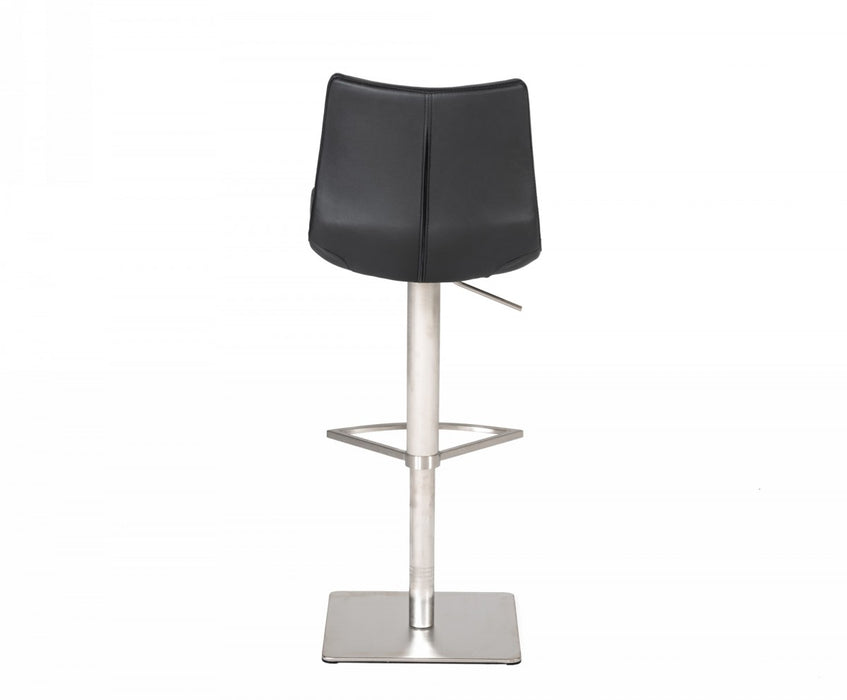 VIG Furniture - Modrest Aaron - Modern Black Eco-Leather Bar Stool - VGHR5357-GB