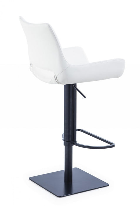 VIG Furniture - Modrest Niles - Modern White Bar Stool - VGHR5364GB
