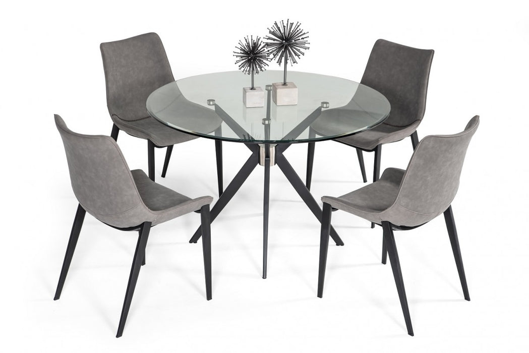 VIG Furniture - Modrest Dallas - Modern Black Dining Table - VGHR7038-BLK - GreatFurnitureDeal
