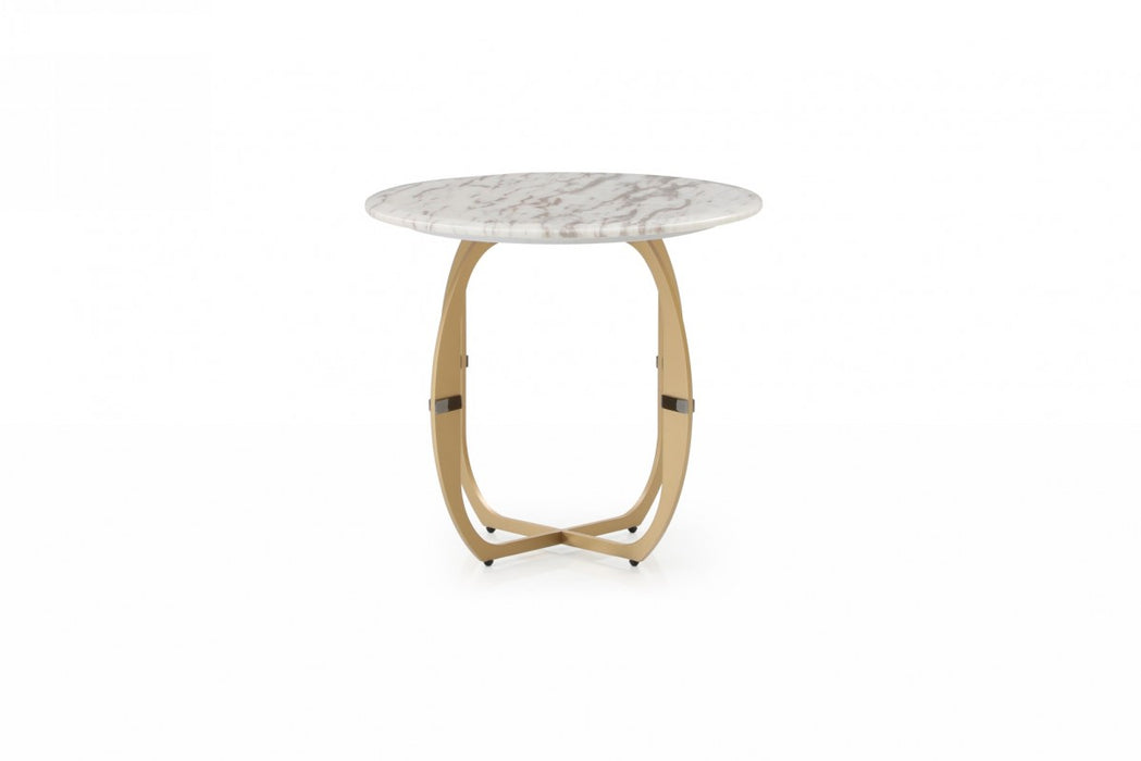 VIG Furniture - Modrest Echo - Modern Marble End Table - VGVCET1916 - GreatFurnitureDeal