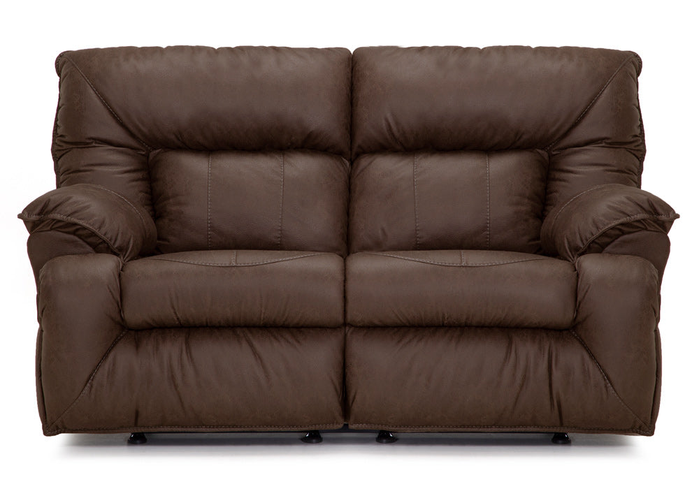 Franklin Furniture - Hector Rocking / Reclining Loveseat in Cocoa - 76423-8706-13