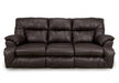 Franklin Furniture - Hector Reclining Sofa w/Drop Down Table Dual Power Recline/USB Port - 76444-83-SHADOW