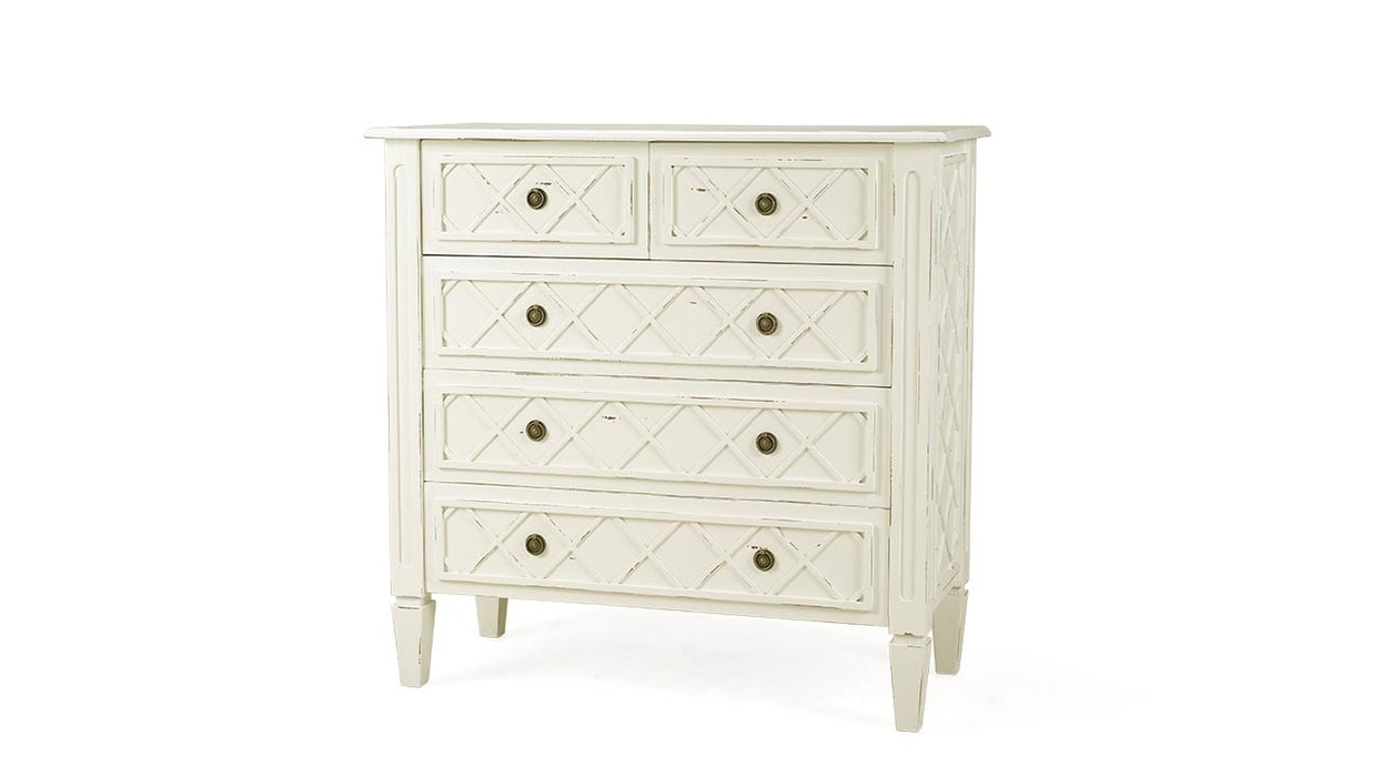 Bramble - Hollister Side Table in White Harvest - BR-21799WHD