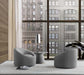 VIG Furniture - Modrest Frontier - Glam Grey Fabric Accent Chair - VGODZW-993 - GreatFurnitureDeal