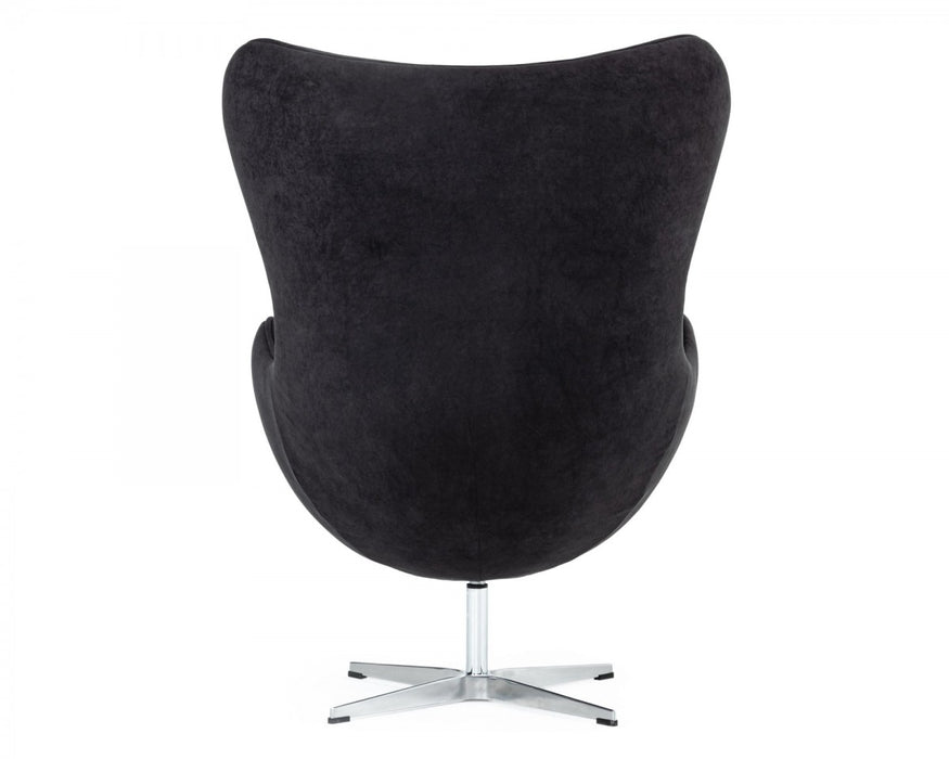 VIG Furniture - Modrest Lenmar - Modern Black Fabric Accent Chair - VGBNEC-025-BLK