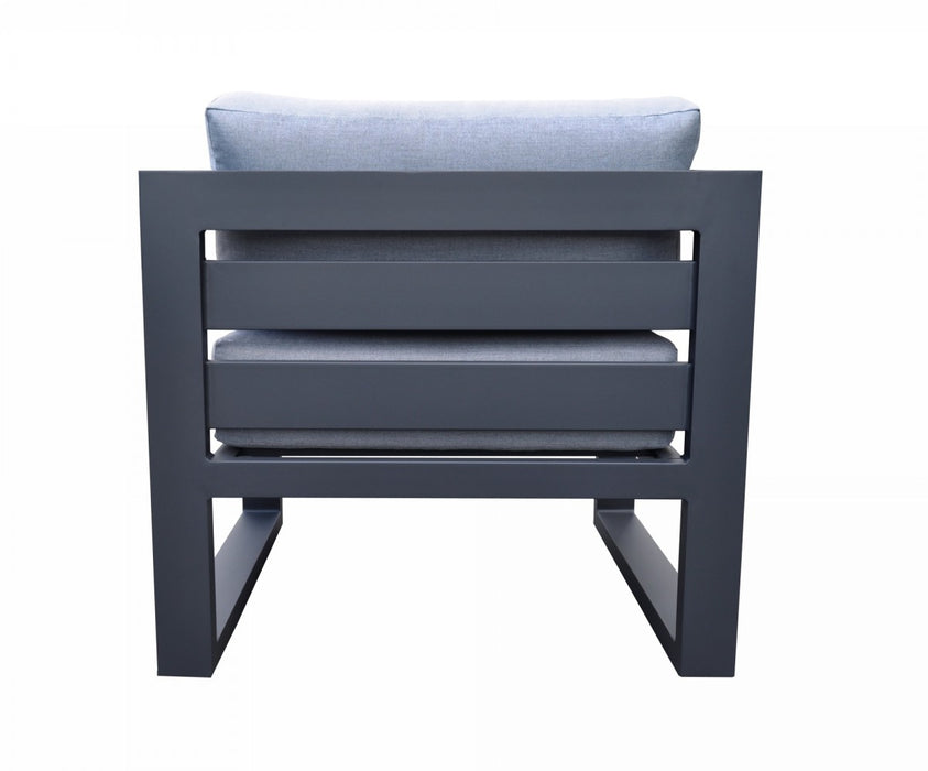 VIG Furniture - Renava Weber - Modern Outdoor Grey & Black Sofa Set - VGGE-AEGEAN - GreatFurnitureDeal