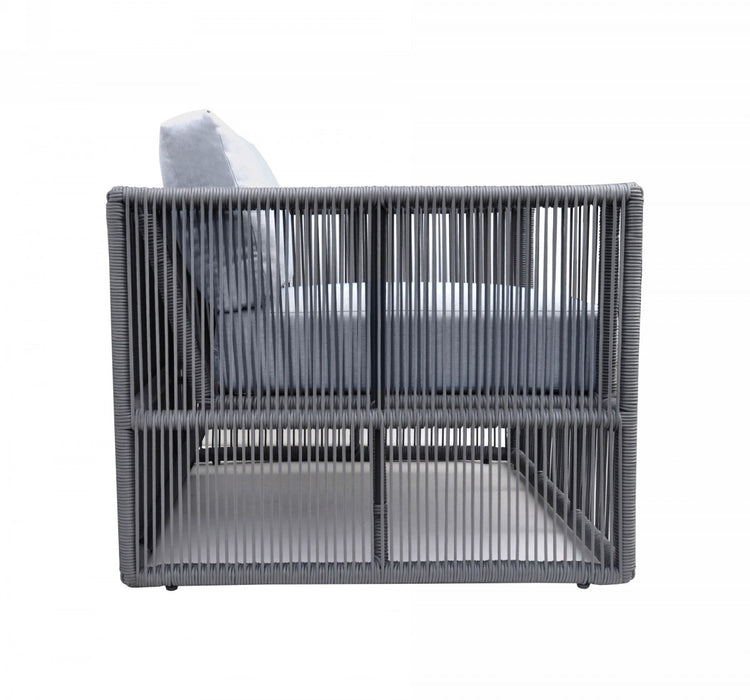 VIG Furniture - Renava Whimsey - Modern Outdoor Light Grey & Dark Grey Sofa Set - VGGE-MARGE - GreatFurnitureDeal