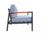 VIG Furniture - Renava Kiowa - Modern Outdoor Grey & Black Sofa Set - VGGE-BRIZE - GreatFurnitureDeal