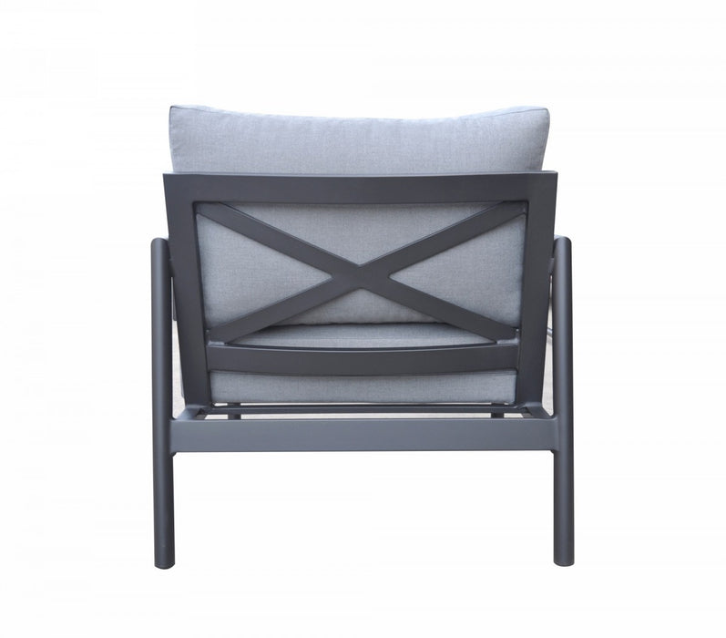 VIG Furniture - Renava Kiowa - Modern Outdoor Grey & Black Sofa Set - VGGE-BRIZE