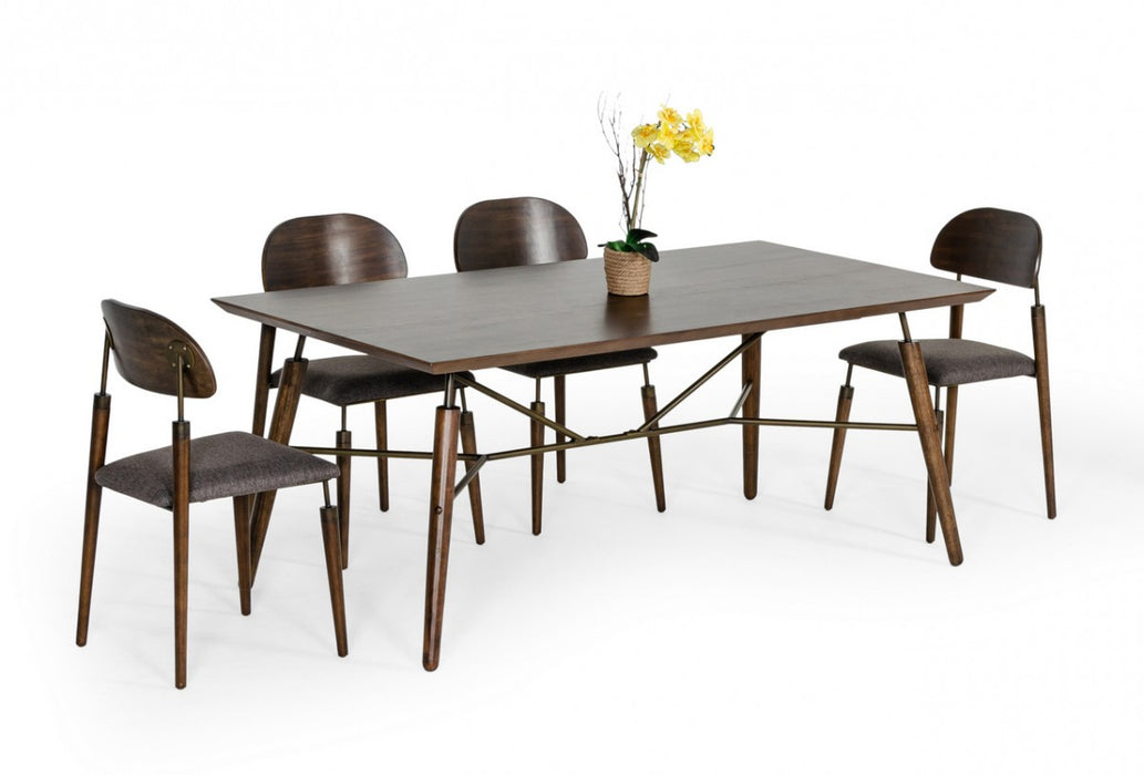 VIG Furniture - Modrest Sebring - Mid-Century Modern Acacia Dining Table - VGWH184020302