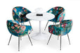 VIG Furniture - Modrest Karen - Mid-Century White Round Dining Table - VGEUMCH-7033DT - GreatFurnitureDeal