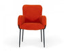 VIG Furniture - Modrest Frisco - Mid-Century Orange Velvet Dining Chair - VGEUMC-9577CH-A - GreatFurnitureDeal