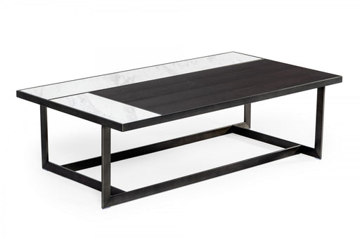 VIG Furniture - Modrest Fargo - Modern Ceramic & Grey Walnut Coffee Table - VGHB320X - GreatFurnitureDeal