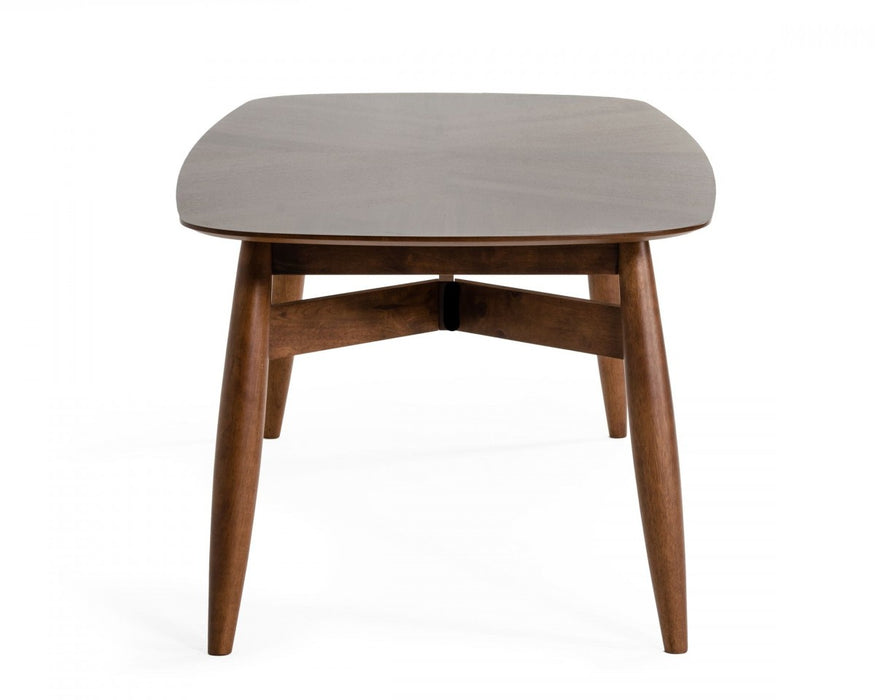 VIG Furniture - Modrest Ackley - Modern Walnut Rectangular Dining Table - VGMAMIT-8117