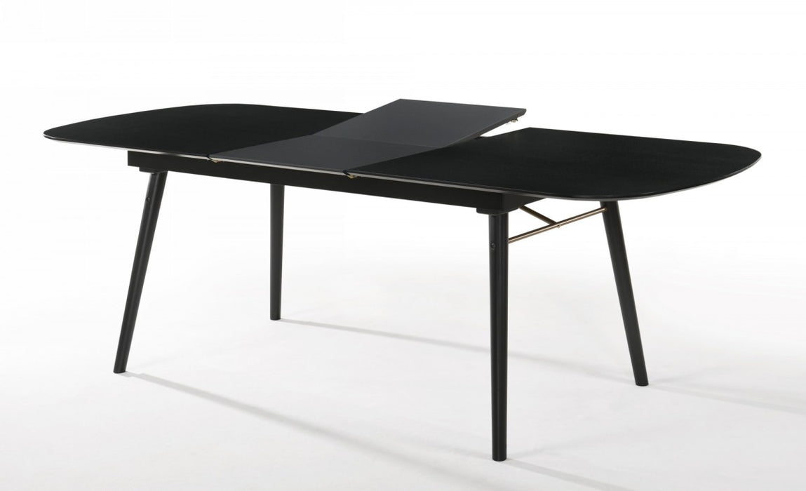VIG Furniture - Modrest Addax - Modern Black Extendable Dining Table - VGMAMIT-8109