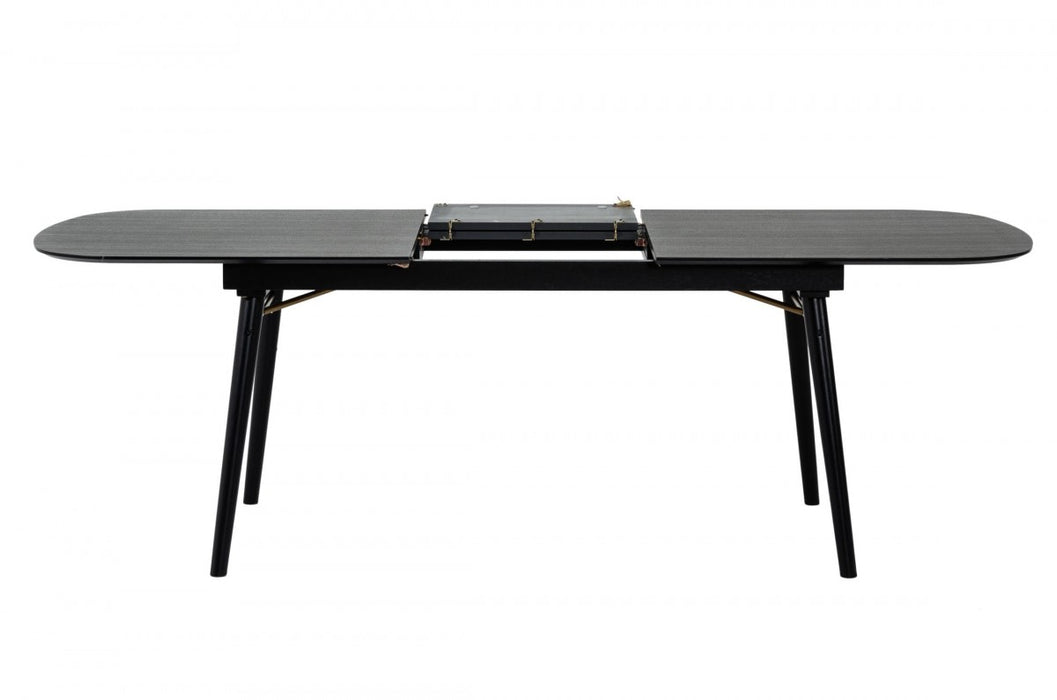VIG Furniture - Modrest Addax - Modern Black Extendable Dining Table - VGMAMIT-8109