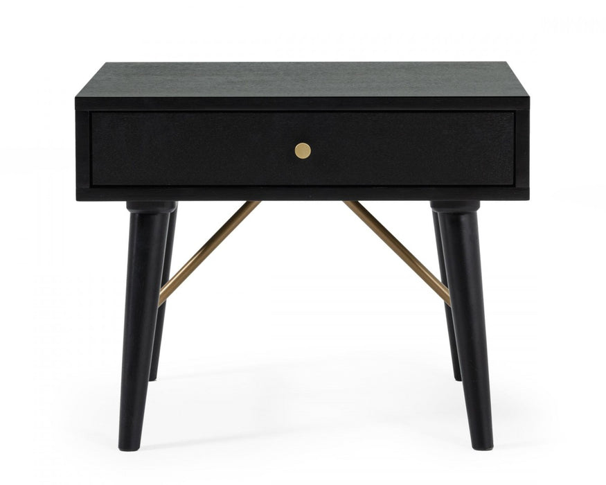 VIG Furniture - Modrest Bonfoy - Modern Black Ash End Table - VGMABH-664-ET