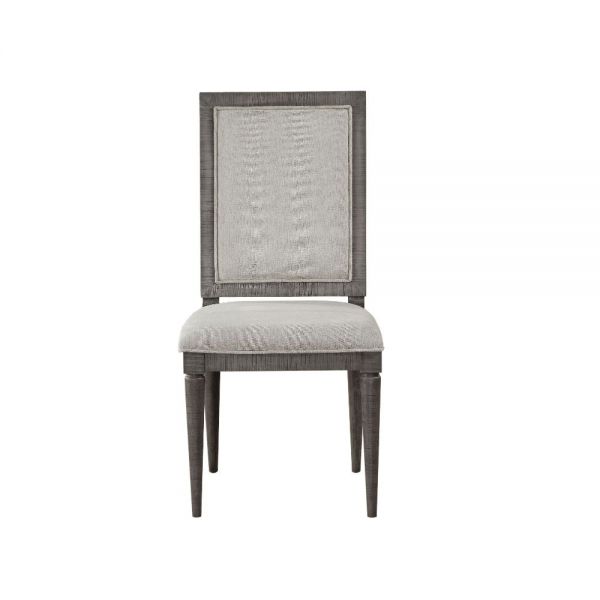 Acme Furniture - Artesia Fabric & Salvaged Natural Side Chair (Set-2) - 77092 - GreatFurnitureDeal