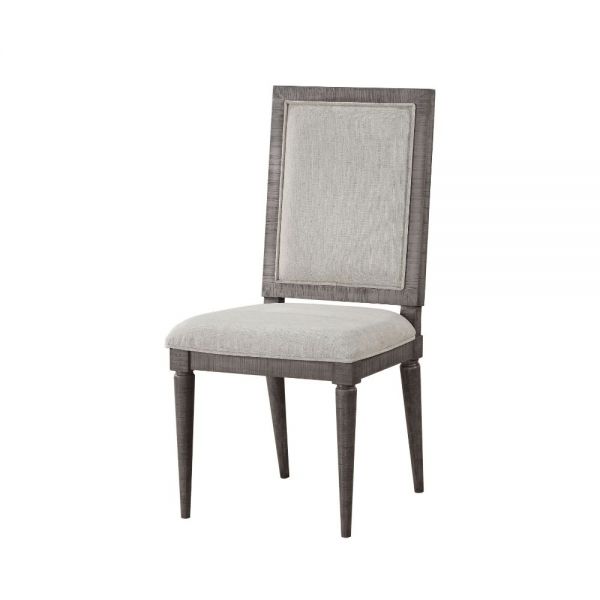 Acme Furniture - Artesia Fabric & Salvaged Natural Side Chair (Set-2) - 77092