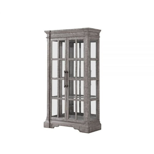 Acme Furniture - Artesia Salvaged Natural Curio Cabinet - 77095 - GreatFurnitureDeal