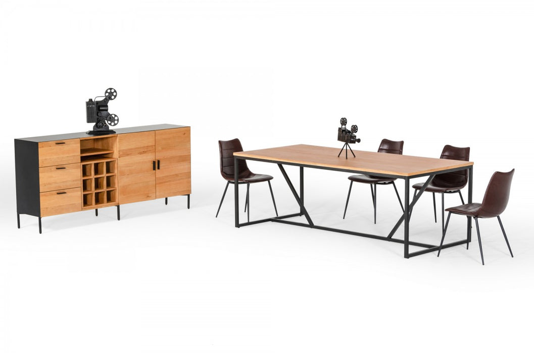 VIG Furniture - Modrest Fagan - Rustic Oak Dining Table - VGEDMD220005