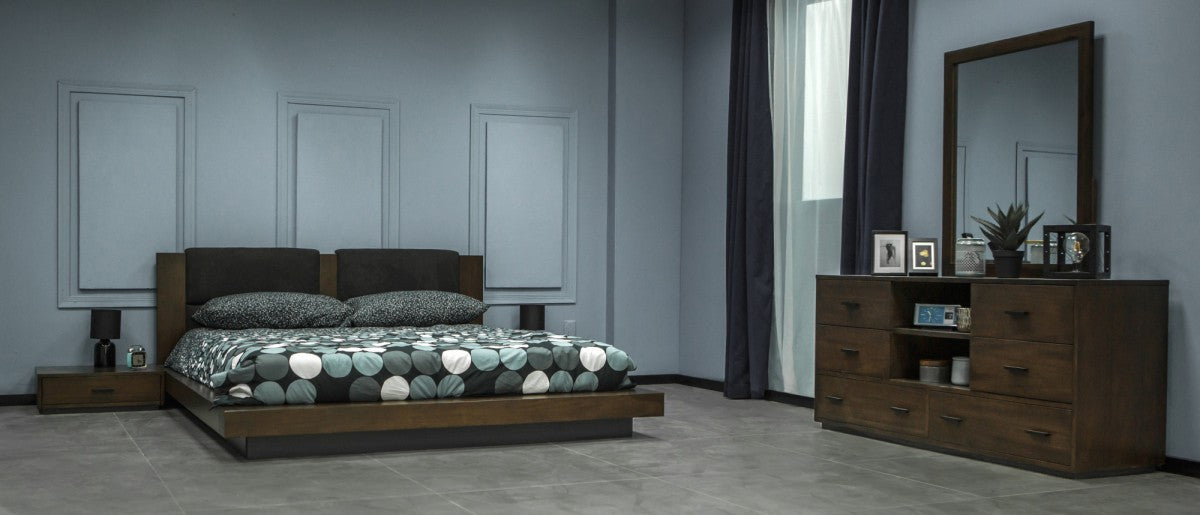 VIG Furniture - Nova Domus Fantasia - Contemporary Walnut Dresser - VGWDHL-W03