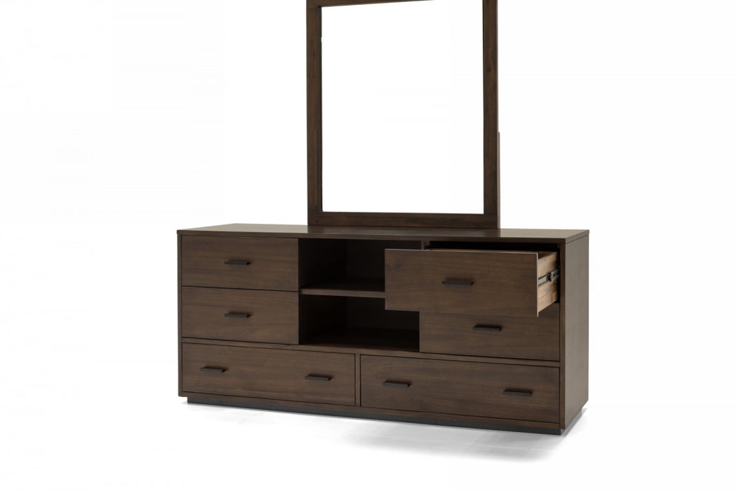 VIG Furniture - Nova Domus Fantasia - Contemporary Walnut Dresser - VGWDHL-W03 - GreatFurnitureDeal