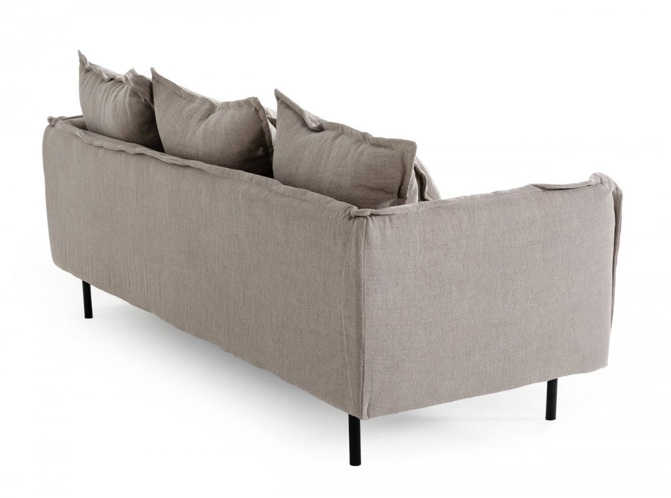VIG Furniture - Divani Casa Mathis - Modern Grey Fabric Sofa - VGUIMY635