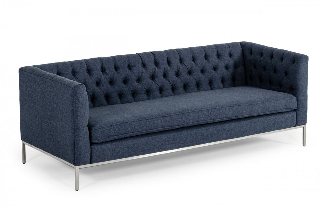 VIG Furniture - Divani Casa Garcia - Dark Grey Fabric Sofa - VGUIMF63-B