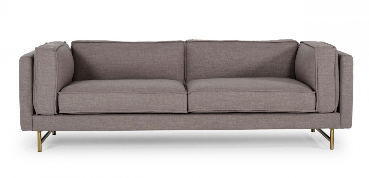 VIG Furniture - Divani Casa Keswick - Modern Grey Fabric Sofa - VGUIMY476