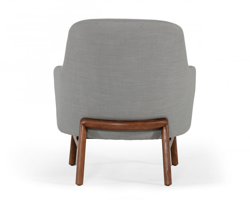 VIG Furniture - Modrest Metzler - Modern Grey Fabric Accent Chair - VGUIMY465-GREY - GreatFurnitureDeal