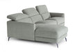 VIG Furniture - Divani Casa Lupita - Modern Grey Fabric Sectional with Left Facing Chaise - VGKMKM.5000-LF - GreatFurnitureDeal