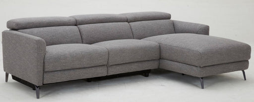VIG Furniture - Divani Casa Lupita - Modern Grey Fabric Sectional with Right Facing Chaise - VGKMKM.5000-RF - GreatFurnitureDeal