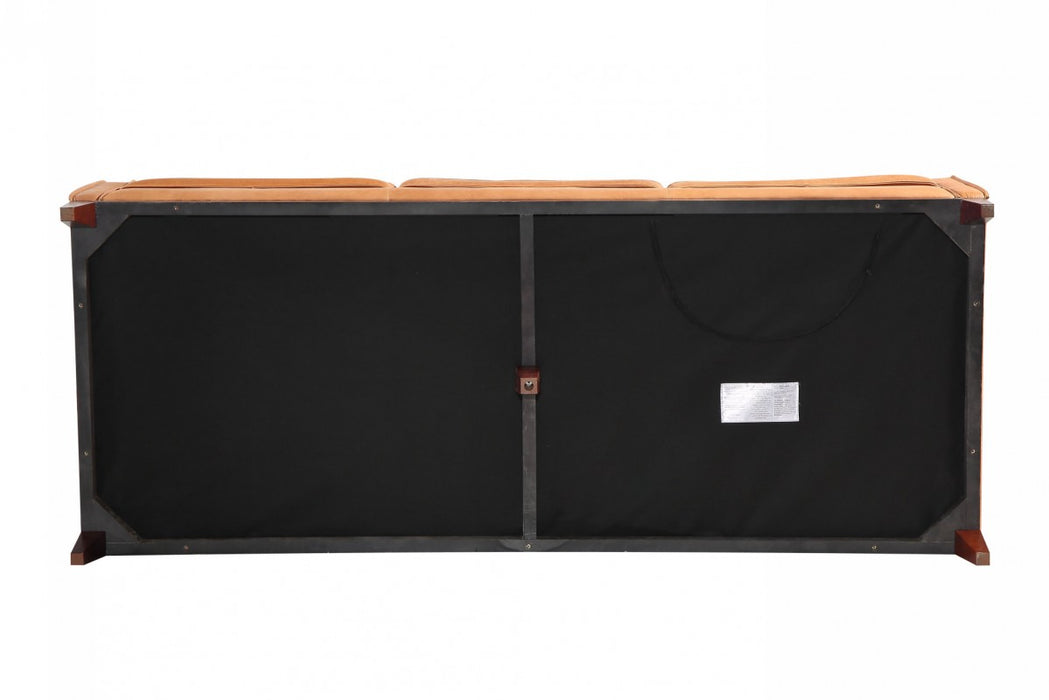 VIG Furniture - Divani Casa Naylor - Modern Brown Italian Leather Split Sofa - VGCA6394-BRN-S - GreatFurnitureDeal
