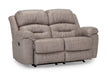 Franklin Furniture - Bellamy 2 Piece Power Reclining Sofa Set in Cowboy Stone - 77342-83-23-STONE - GreatFurnitureDeal