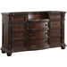 Homelegance - Cavalier Dark Cherry 6 Piece Queen Sleigh Bedroom Set - 1757-1-6 - GreatFurnitureDeal