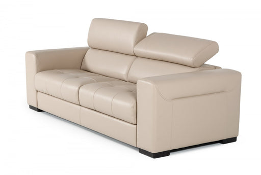 VIG Furniture - Coronelli Collezioni Icon - Modern Italian Leather Queen Size Sofa Bed - VGCCICON - GreatFurnitureDeal
