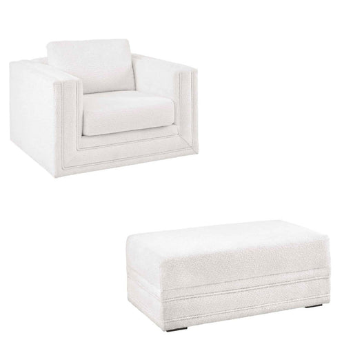 ART Furniture - Hockney Lounge Chair with Ottoman O-Ivory - 775503-504-5000F6 - GreatFurnitureDeal