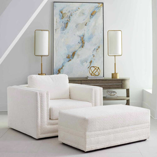 ART Furniture - Hockney Ottoman O-Ivory - 775504-5000F6 - GreatFurnitureDeal