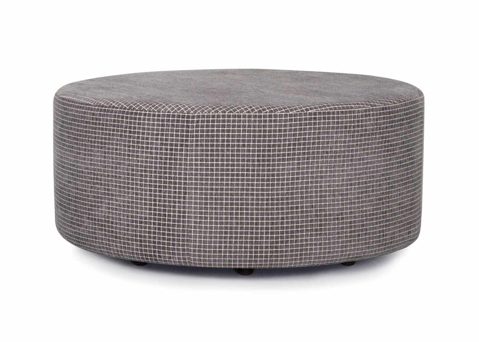 Franklin Furniture - 837 Olive Round Ottoman in Kimber Charcoal - 77918-3025-06 Kimber Charcoal