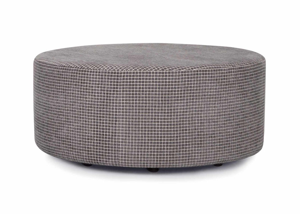 Franklin Furniture - 837 Olive Round Ottoman in Kimber Charcoal - 77918-3025-06 Kimber Charcoal