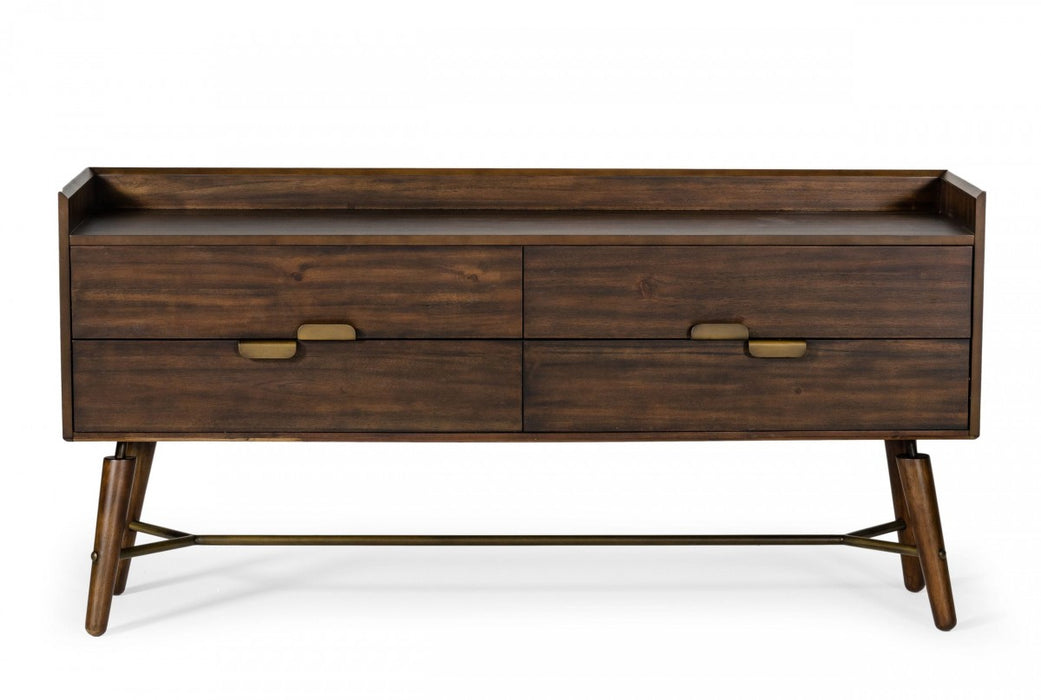 VIG Furniture - Modrest Sutton - Mid-Century Elisa Acacia Wood Dresser - VGWH184030401-DRS