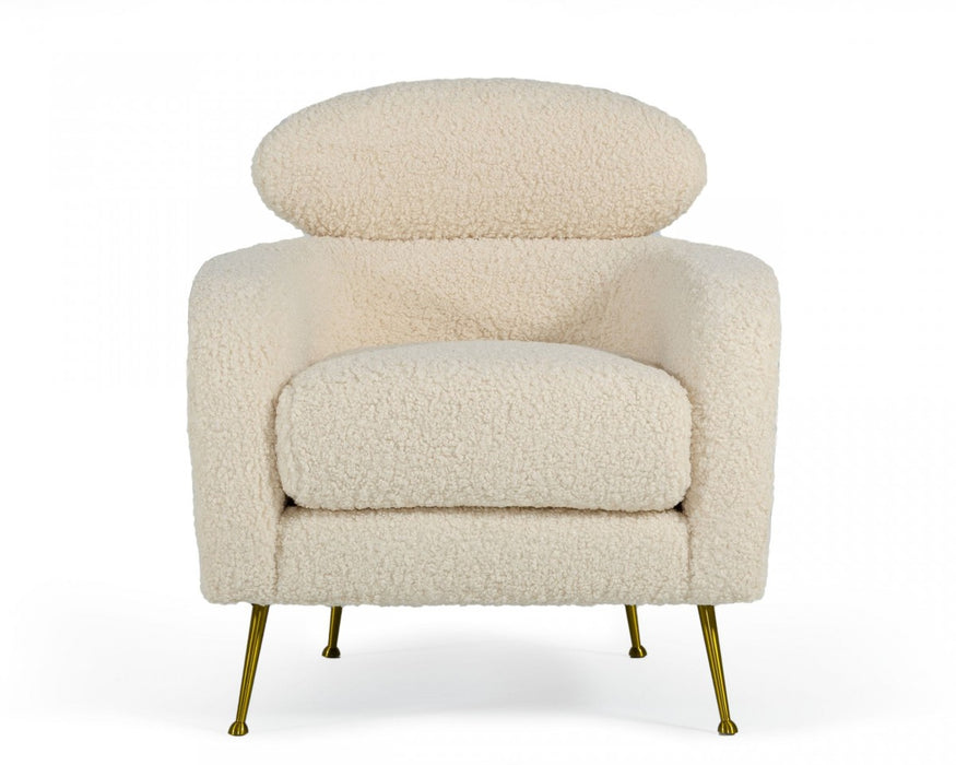VIG Furniture - Modrest Altura - Modern Faux Fur Lounge Chair - VGODDY-9176-LC