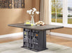 Acme Furniture - Cargo 6 Piece Dining Room Set in Gunmetal - 77905-6SET - GreatFurnitureDeal