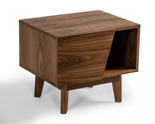 VIG Furniture - Modrest Abelard Mid-century Walnut Nightstand - VGBBMB1707-NS - GreatFurnitureDeal
