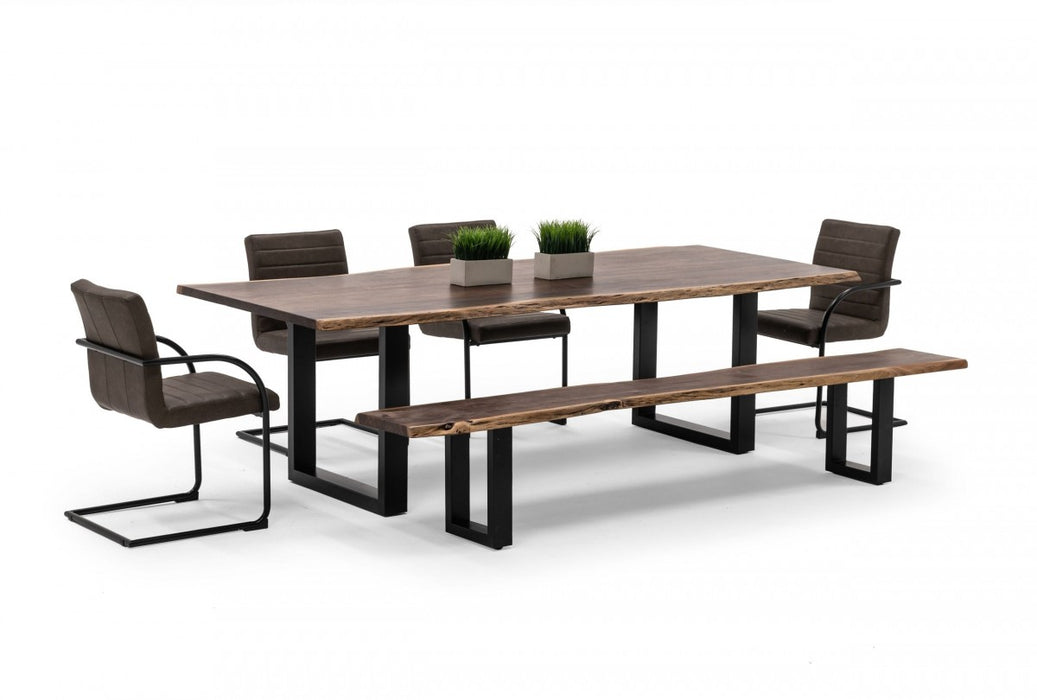 VIG Furniture - Modrest Taylor X-Large Modern Live Edge Wood Dining Table - VGEDPRO226005-BRN-DT