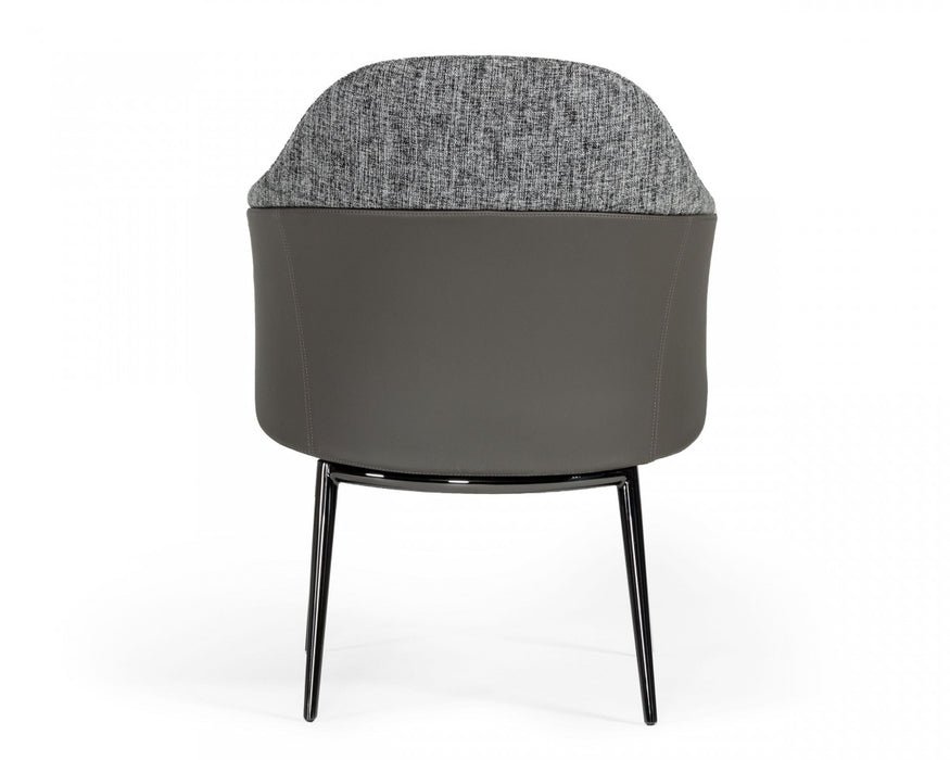 VIG Furniture - Modrest Cora - Modern Grey Fabric & Leatherette Dining Chair - VGCSCH-19005-GRY-DC