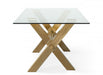 VIG Furniture - Modrest Dandy - Modern Golden & Glass Dining Table - VGGMDT-1305-DT - GreatFurnitureDeal