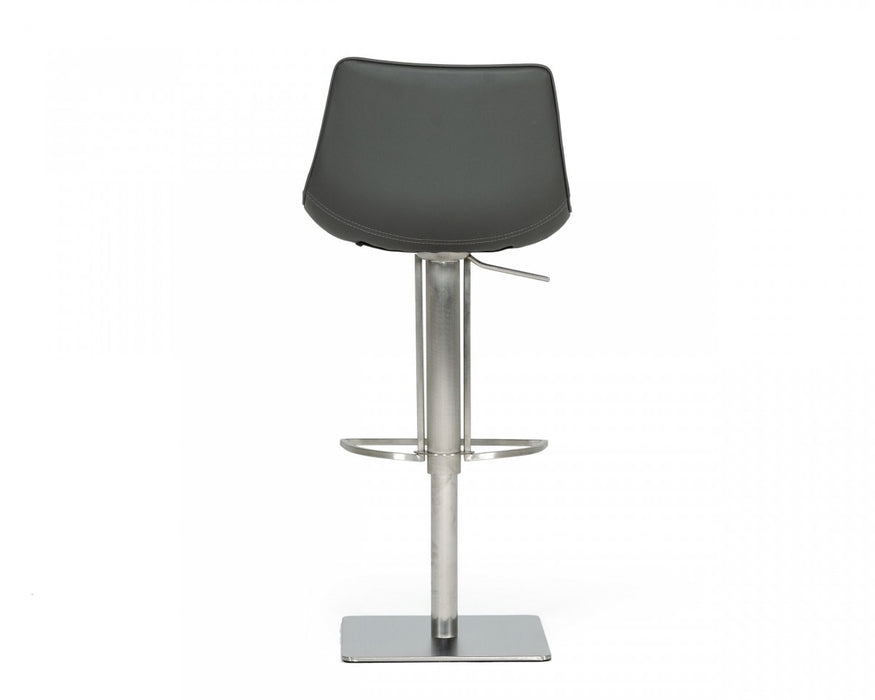 VIG Furniture - Modrest Manning Modern Grey Bar Stool - VGHR5362-GB-GRY-BS