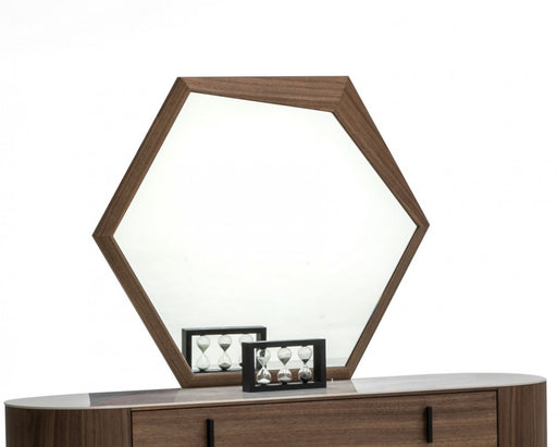 VIG Furniture - Modrest Chelton Modern Walnut Mirror - VGHB11G-WAL-MIR - GreatFurnitureDeal